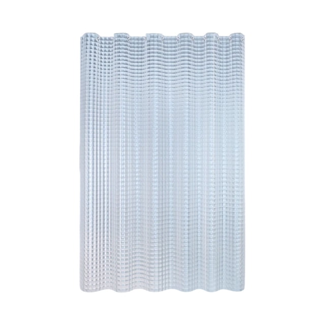 Dvruxg Thickened Plastic Shower Curtain, Waterproof Bathroom Partition, Translucent Window Hanging Curtain for Home & Hotel Use