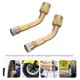 thumbnail image 5 of ADDHAT 2Ud Adaptador Extensión De Neumático Dorado Con Ángulo 135 Y Tapón Metálico, 5 of 6