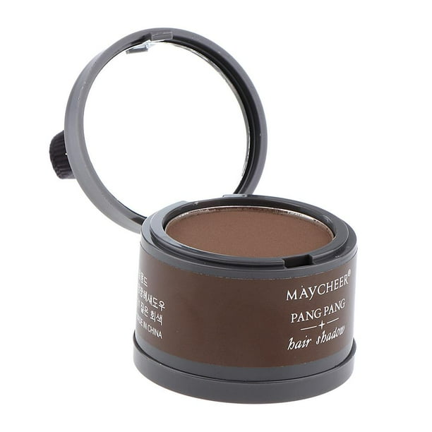 Maquillaje de larga duración Reparación del cabello Línea fina Polvo Sombra para el cabello Agua marrón