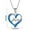 Silver, variant on Censtreet Mothers Day Gifts for Mom Heart Rose Necklaces for Women, Birthday Jewelry Gifts for Her Girlfriend Wife Mom