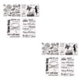 thumbnail image 4 of Maoww 4 Pieces/Set Portable Reusable Embossing Stencil DIY Template Handicraft Show as Picture 2Set, 4 of 6