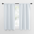 thumbnail image 5 of NICETOWN Casual White Solid Print Home Rod Pocket Blackout & Valances Curtains, 34 x 54 in (2 Panels), 5 of 9