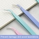 thumbnail image 2 of Cuadros Decorativos 3 unids/set de pinzas de pintura de diamante de acero inoxidable accesorios para manualidades de mosaico DIY Ehuebsd  Nuevos Originales, 2 of 8
