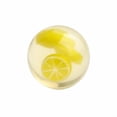 thumbnail image 2 of Squishy Stress Ball with Lemon Design, 2.36 Inches, Yellow and Clear, for Relaxation, Squeeze Toy, 2 of 3