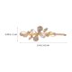 thumbnail image 2 of Greenadscape 2Ud Fashionable Golden Crystal Hair Clips Floral Design for Thick Hair and Special Occasions, 2 of 8