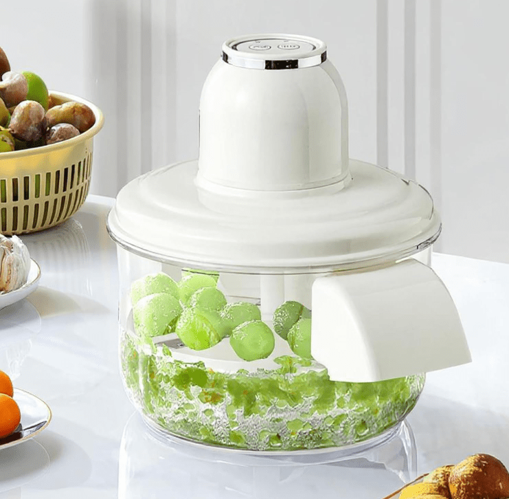 Electric Automatic Fruit and Vegetable Peeler with 50W Motor,1300 RPM,Rechargeable Battery,Compact 8x8x9 Inches,Easy to Clean for Apples Potatoes Carrots Mangoes Kiwi