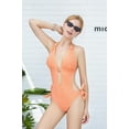 thumbnail image 7 of LIORA One Piece Swimsuits for Women Cutout Tie Back and Side Monokini Halter Bathing Suits Plunge Slimming Swimwear, 7 of 7