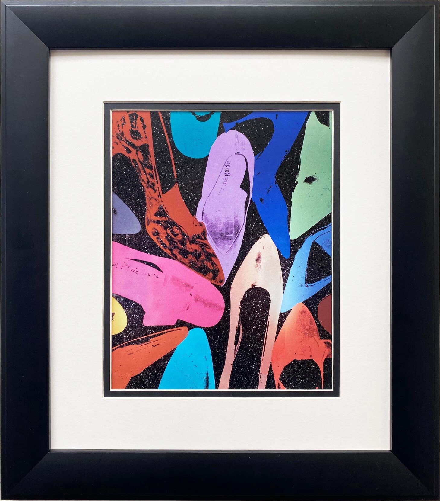 WARHOL、Gun、希少画集画、新品額装付 Andy Warhol 