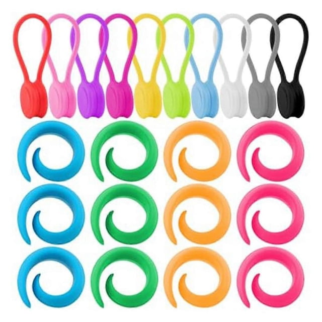 22PCS Bobbin Clips, Embroidery Hoop Clips, Silicone Bobbin Protectors, Quilting Sewing Clips for Sewing and Quilting