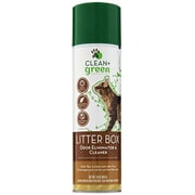 Clean & Green Cat Litter Box Odor Eliminator and Cleaner, 16 Fluid Ounce