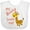 AA-White, variant on Inktastic My Nonna Loves Me- Cute Giraffe Boys or Girls Baby Bib