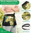 thumbnail image 6 of IAUYY Waiter's Apron with 3 Pockets Waterproof Adjustable Cooking Aprons for Kitchen for Woodworkers Artists and Gardening Gifts for Women Pixel Grapes, 6 of 7