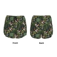 thumbnail image 3 of Rateoe Mallard Ducks And Water Printed 2 in 1 Women's Workout Shorts for Athletic Gym Running Shorts with Phone Pockets-Medium, 3 of 7