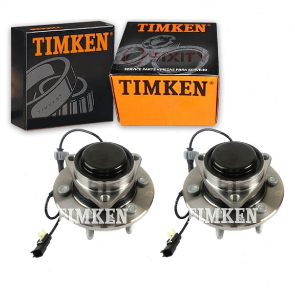 2 pc Timken Front Wheel Bearing Hub Assembly compatible with Chevrolet Silverado 1500 2014-2016