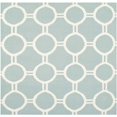 thumbnail image 1 of Safavieh Dhurries Light Blue Contemporary Rug - Square 6', 1 of 2