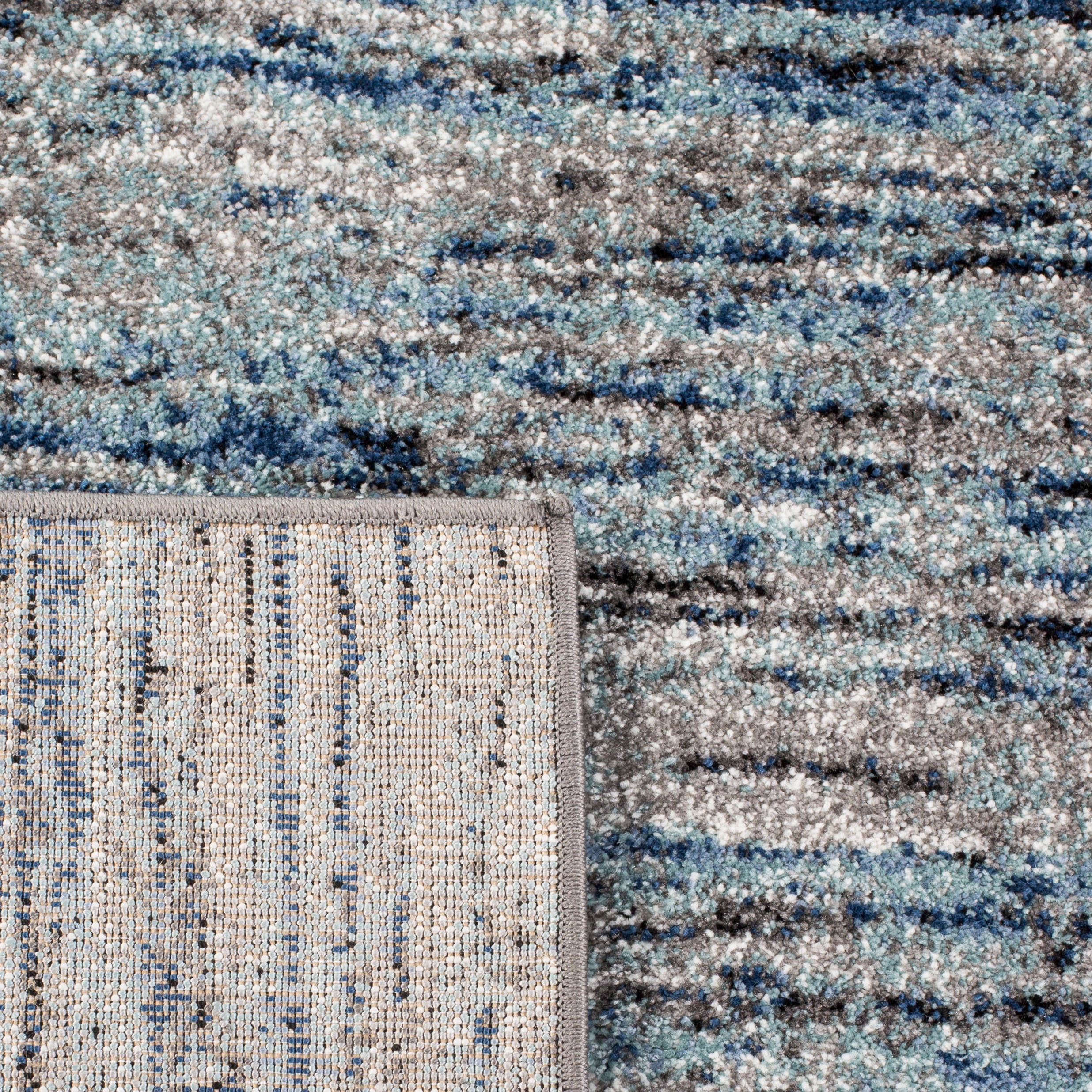 Safavieh Galaxy Candelario Abstract Area Rug, Blue/Gray, 5'3" x 7'6"