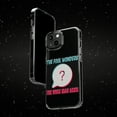 thumbnail image 6 of DistinctInk Clear Hybrid Case for Apple iPhone 13 Pro Max (6.7" Screen) - Fool Wonders Wise Man Asks - Wireless Charging Compatible, 6 of 9