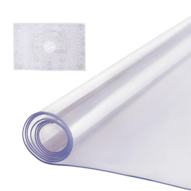 Mantel VEVOR de plástico, 1067 x 1829 mm, 2 mm de grosor, PVC transparente