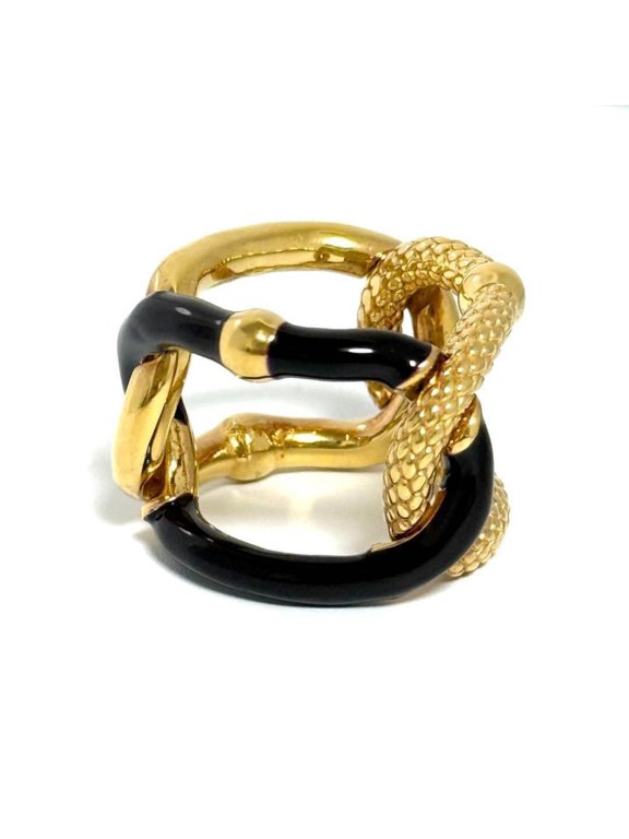 Pre-Owned Bottega Veneta Men's Intrecciato Chain Ring
