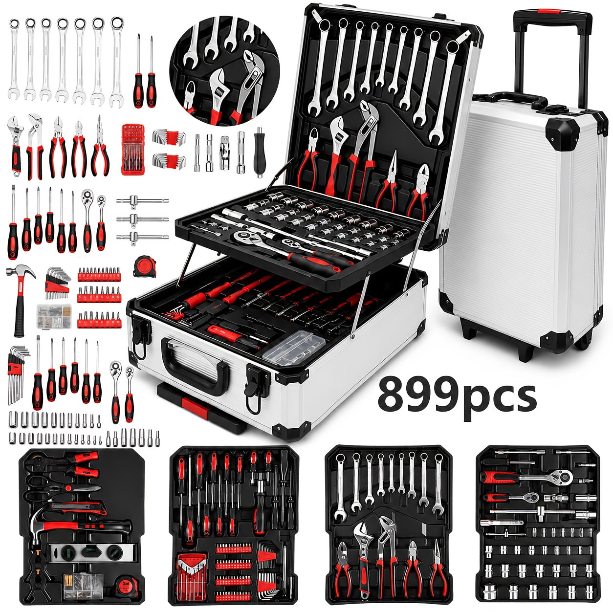 Crescent CTK170MP 170 PIECE MECHANICS TOOLSET OPEN CASE - Walmart.com