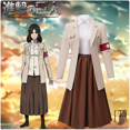 thumbnail image 2 of Disfraz de Anime Pieck Finger para cosplay, abrigo, pantalones, falda, gabardina final, camisa, disfraz para fiesta de carnaval, ropa para escenario, regalo de Halloween, 2 of 5