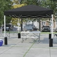 thumbnail image 5 of Flash Furniture Harris Collection 10' x 10' Black Pop Up Canopy Tent with Sandbags, 5 of 11