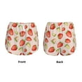 thumbnail image 5 of Lsque Strawberries Printed Women's Running Shorts with Liner Pockets,Elastic Quick Dry Workout Athletic Gym Yoga Shorts,Womens High Waist Shorts-Small, 5 of 9