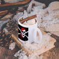 thumbnail image 5 of 3dRose, Pirate Skull and Cross Bones - Art - Black Flag, 11oz Mug, 5 of 7