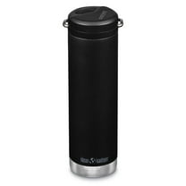 Klean Kanteen TKWide Insulated Water Bottle with Twist Cap - Stainless Steel Water Bottle - 20 Oz, Black