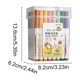thumbnail image 3 of Rollerball Pens 0,5mm Fine PointInk - Plumas de tinta multicolor brillantes y de secado rápido y suave para la toma de notas en casa en la oficina, 3 of 6