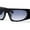 Purple Marble - Smoke, variant on Womens Exaggerated Thick Temple Mod Narrow Rectangle Plastic Sunglasses White - Brown Pink