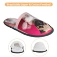 thumbnail image 3 of Fotbe Pantoufles en Peluche pour Femmes Motif Collage Chien Chat Coloré Chaussures d'Intérieur et d'Extérieur-Grand, 3 of 8