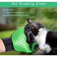 thumbnail image 4 of -Guante de aseo para mascotas, guante de limpieza para mascotas, guante de cepillo para perros, masaje de aseo para gatos, para quitar el pelo (verde), 4 of 5
