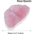 thumbnail image 2 of Apengshi Natural Raw Rose Quartz Crystal 2PCS Healing Rough Rose Quartz Crystal for Meditation Chakra Balance Tumbling Polishing Fountain Garden Decor, 2 of 6