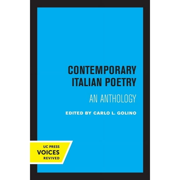 Contemporary Italian Poetry: An Anthology, (Paperback)