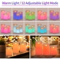 thumbnail image 2 of Multicolor Flameless Candles, Battery Operated Candles, LED Candles with Remote Control&Timer of Wax Material Pack of 3 in Height 4''5''6'', 2 of 10