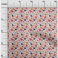thumbnail image 2 of oneOone Cotton Poplin Orange Fabric Kids Dress Material Fabric Print Fabric By The Yard 42 Inch Wide, 2 of 5