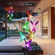 thumbnail image 5 of Aves colibrí de viento con luces de hummingbird solar azul, luces de viento de jardín de hummingbird solar con LED, 5 of 7