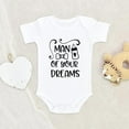 thumbnail image 2 of Newbabywishes - Cute Man Of Your Dreams Baby Clothes for Boys - Funny Saying Baby Clothing, 2 of 4