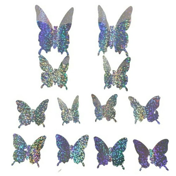 Wovilon Wall Stickers Murals For Bedroom, Living Room, Bedroom 3D Hollow Butterfly Wall Stickers Home Decor Cardboard Butterfly Wall Stickers