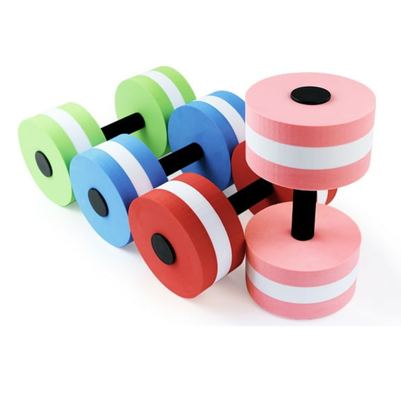 GOOHOCHY EVA Floating Dumbbells for Yoga and Fitness, Lightweight Sports Equipment for Women, Men, and Kids (Random Color)