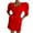 Red, variant on Ladies Linen Square Neck Half Sleeve Slanted Pocket Back Zipper Mini Dress Summer Solid Color Waist Short Dress Comfy Dresses Ladies Casual Dresses Velour Dress for Women Dress Ruffle Athletic Dresses