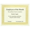 St. James® Award Certificates, Bond Paper, Gold Foil, Ivory, 100/Pack