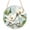 Bronze, variant on Botanical Flowers Round Front Door Welcome Sign, 7.8 Inch Wall Hanging Decor for Indoor Outdoor, Vintage Rustic White Floral Leaves Home Porch Hanger Decorations for Holiday Gift
