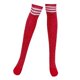 thumbnail image 5 of Calcetines por encima de la rodilla Yinane de Navidad Rojo con rayas blancas, 5 of 8
