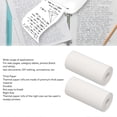 thumbnail image 2 of Pack of 20 professional thermal paper rolls 57 x 25 mm, white, for thermal printers and accessories., 2 of 4