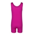 thumbnail image 5 of Yuyuekeji 2 Pack Shiny Gymnastics Sport Training Dancewear Sleeveless Ballet Leotards for Girls 4-11Y, 5 of 5