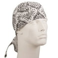 thumbnail image 1 of White Square Paisley Doo Rag - Single Piece, 1 of 1