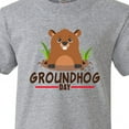 thumbnail image 4 of Inktastic Groundhog Day with Cute Groundhog Illustration Youth T-Shirt, 4 of 5