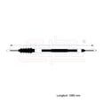 thumbnail image 2 of Cable Chicote Freno Trasero Izquierdo Compatible Con Chevrolet Meriva 1.8L 2003 2004 2005 2006 2007 2008 2009 Tambor CAHSA Cable Chicote Acelerador, 2 of 6
